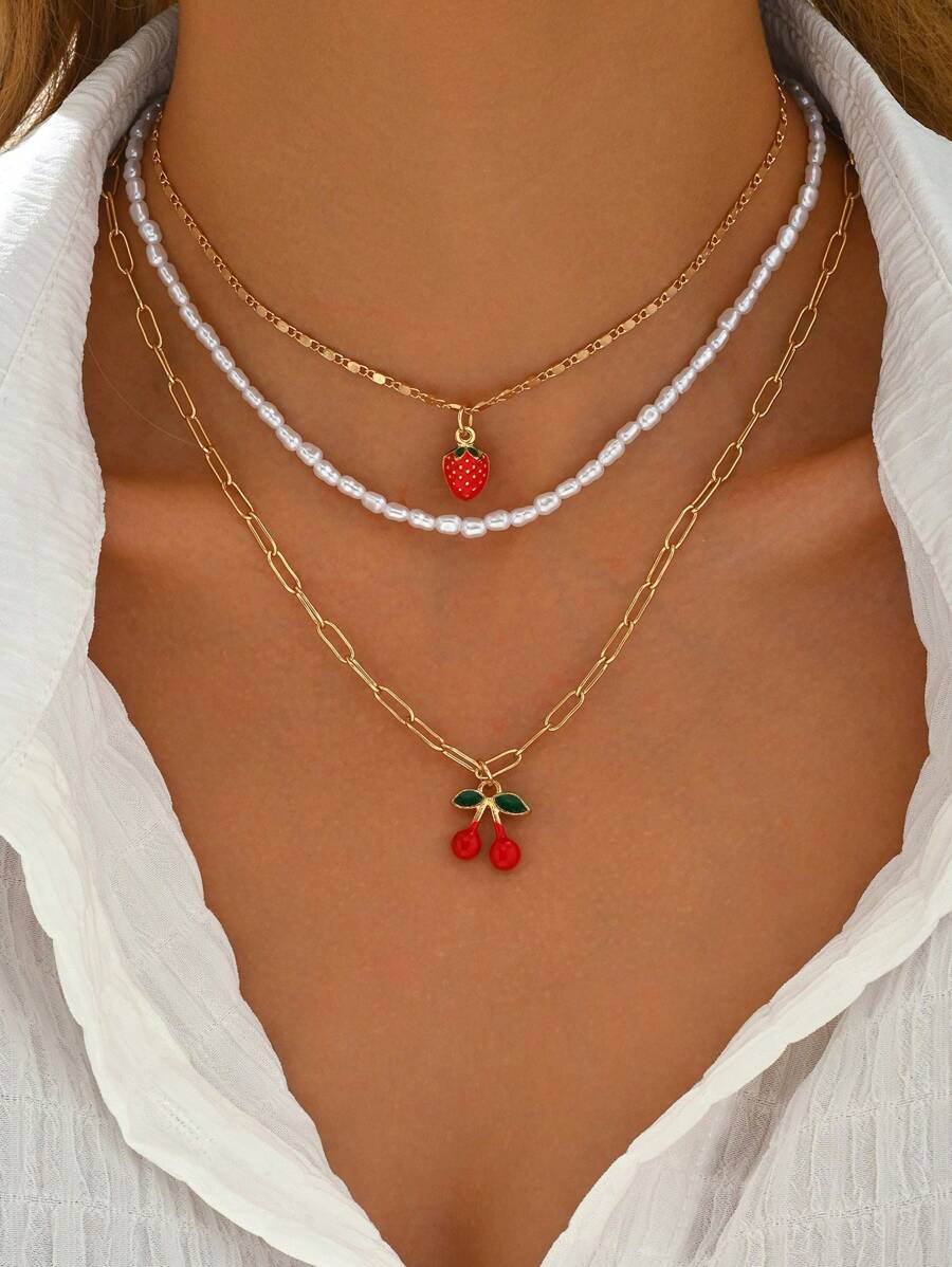 Tipo di stile:Fragola+ciliegia