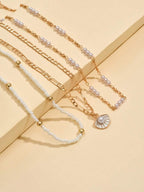 Tipo di stile:Perline di riso + conchiglie