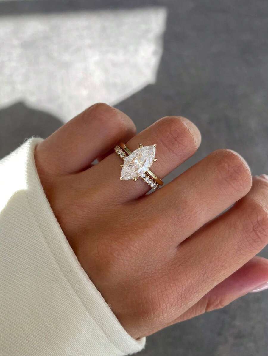 Tipo di stile:Anello a forma di marchesa 1