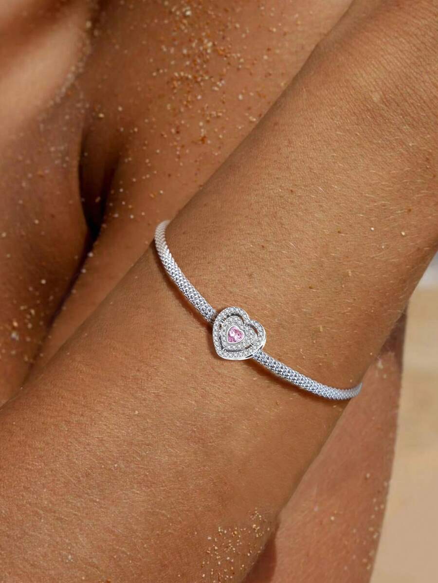 Tipo di stile:A forma di cuore con diamante pieno