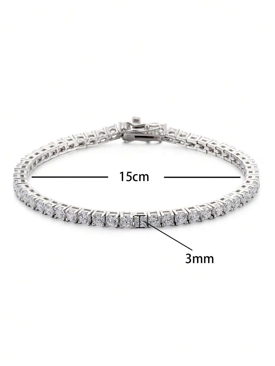 Tipo di stile:Bracciale con diamanti a quattro punte