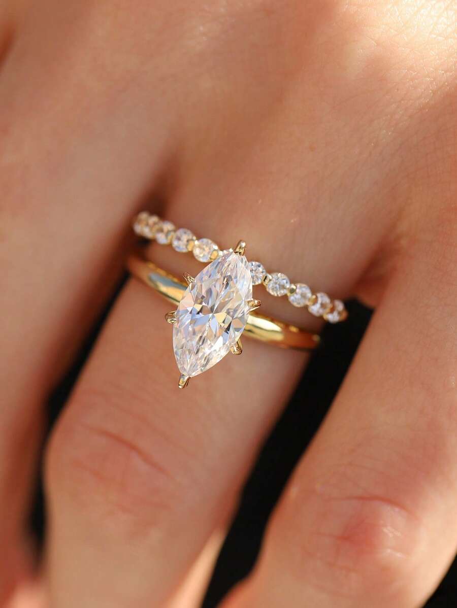 Tipo di stile:Anello a forma di marchesa