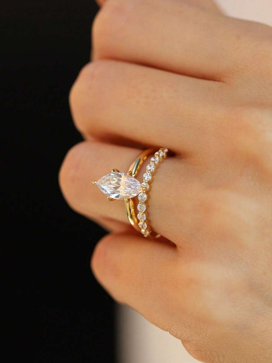Tipo di stile:Anello a forma di marchesa