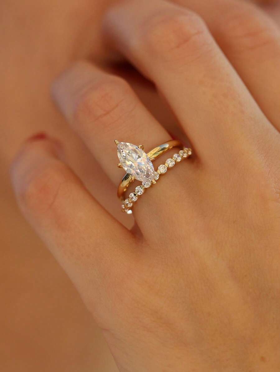 Tipo di stile:Anello a forma di marchesa