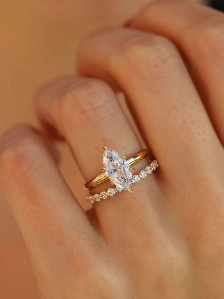 Tipo di stile:Anello a forma di marchesa