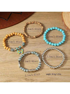 Tipo di stile:Set di bracciali con farfalle colorate