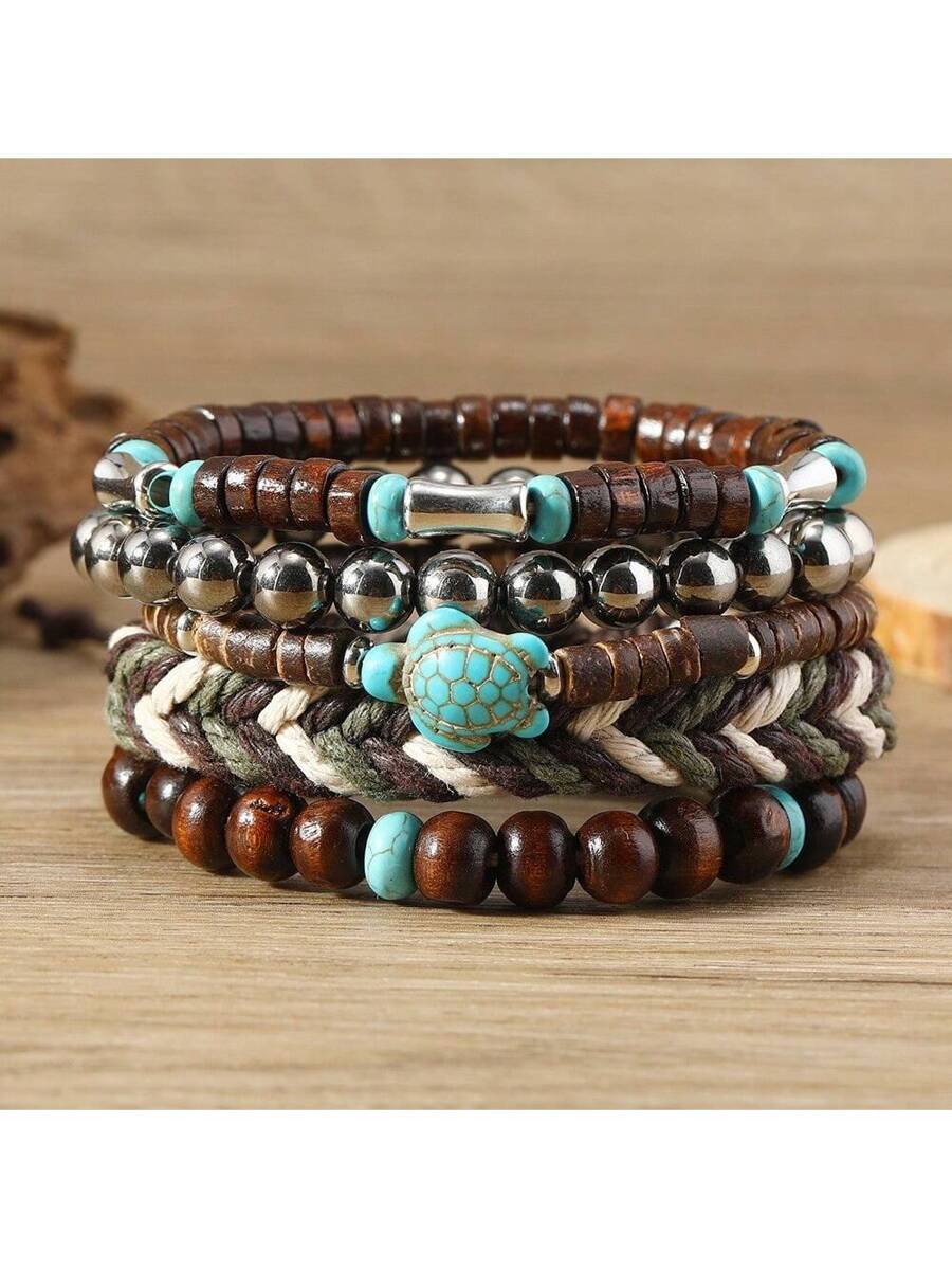 Tipo di stile:Set di bracciali tartaruga