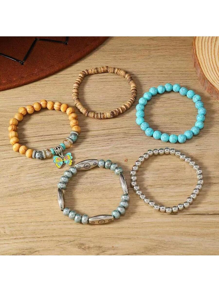 Tipo di stile:Set di bracciali con farfalle colorate