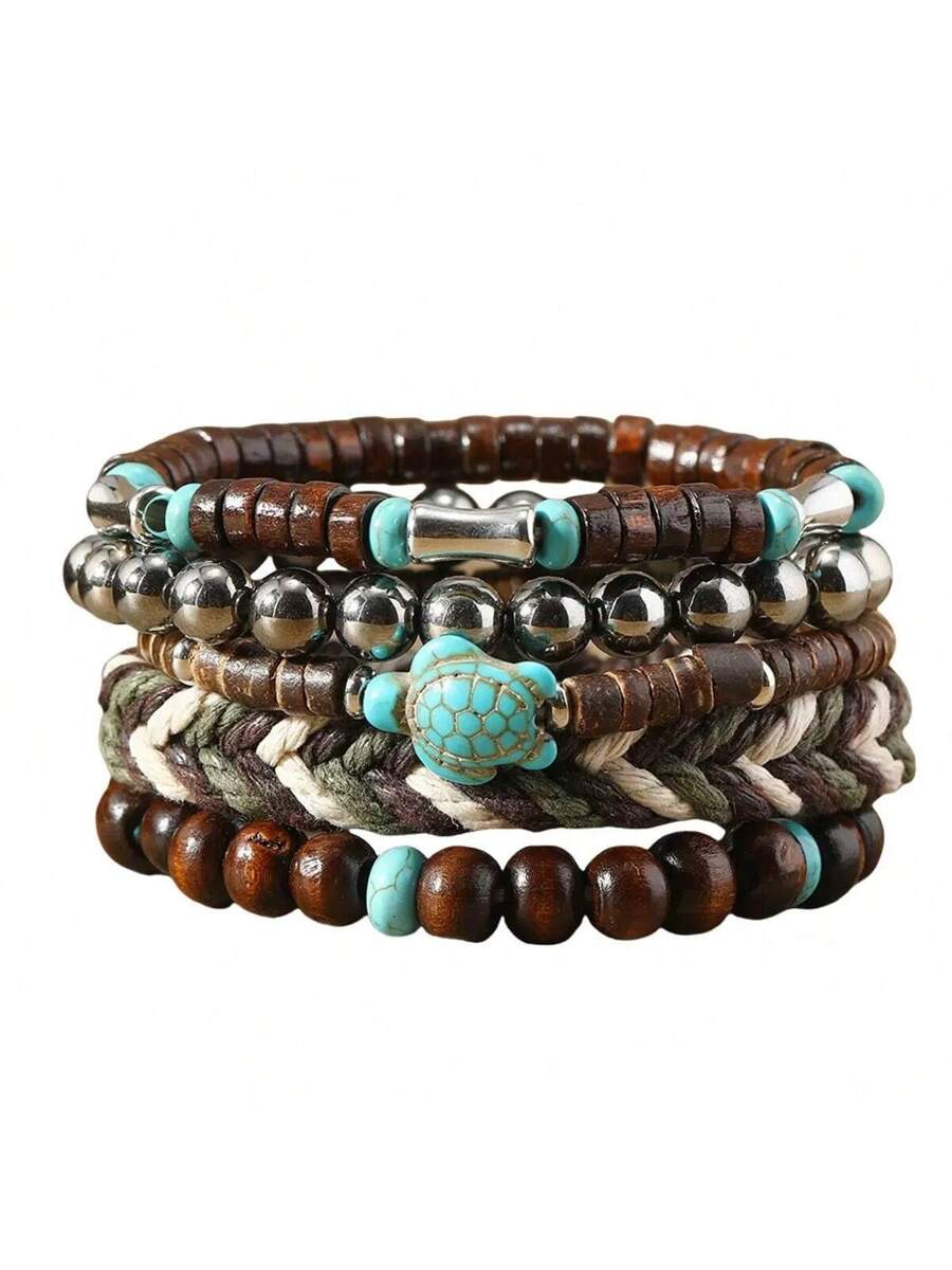 Tipo di stile:Set di bracciali tartaruga