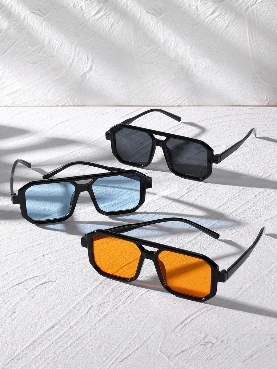 Colore delle lenti:3 pezzi (nero, blu e arancione)