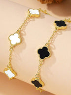 Tipo di stile:Bracciale fiore a quattro foglie