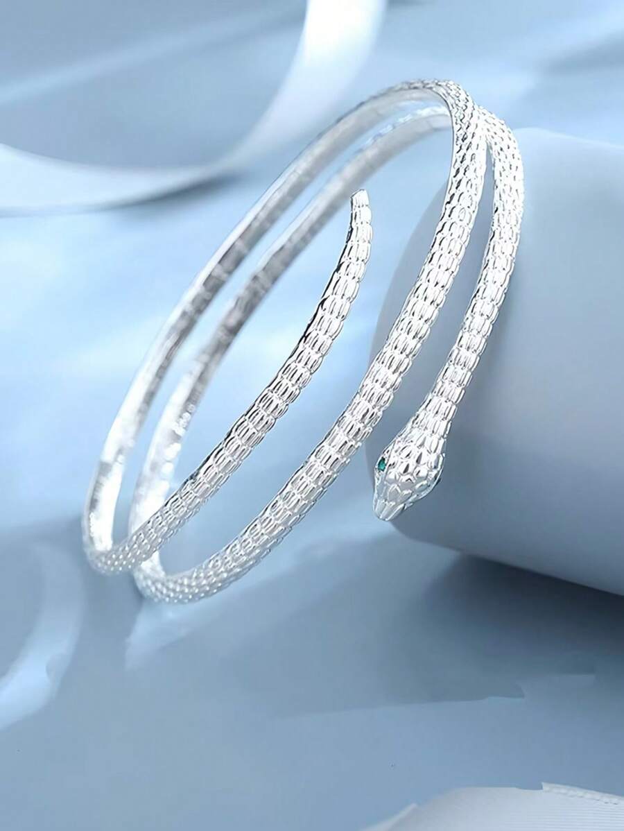 Tipo di stile:Bracciale serpente a tre strati