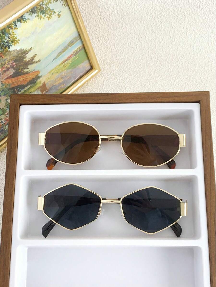 Colore della montatura:M12 Gold Tea 1 paio M12-2 Gold Grey 1 paio