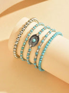 Tipo di stile:Set di bracciali vintage con fiori