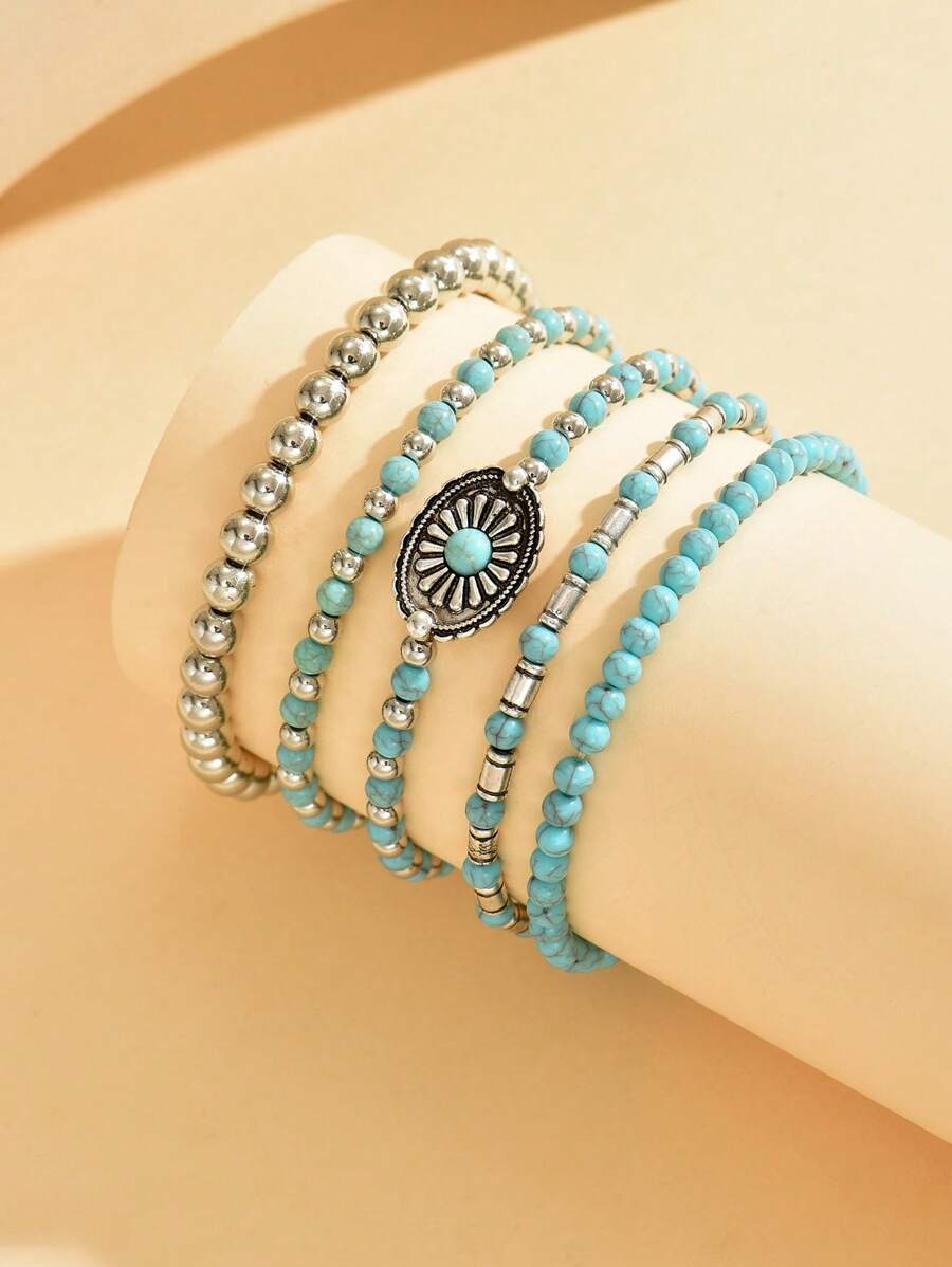 Tipo di stile:Set di bracciali vintage con fiori