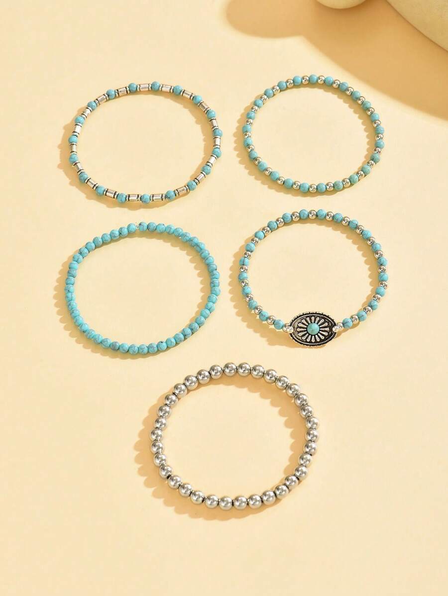 Tipo di stile:Set di bracciali vintage con fiori