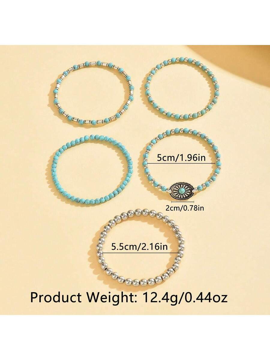 Tipo di stile:Set di bracciali vintage con fiori
