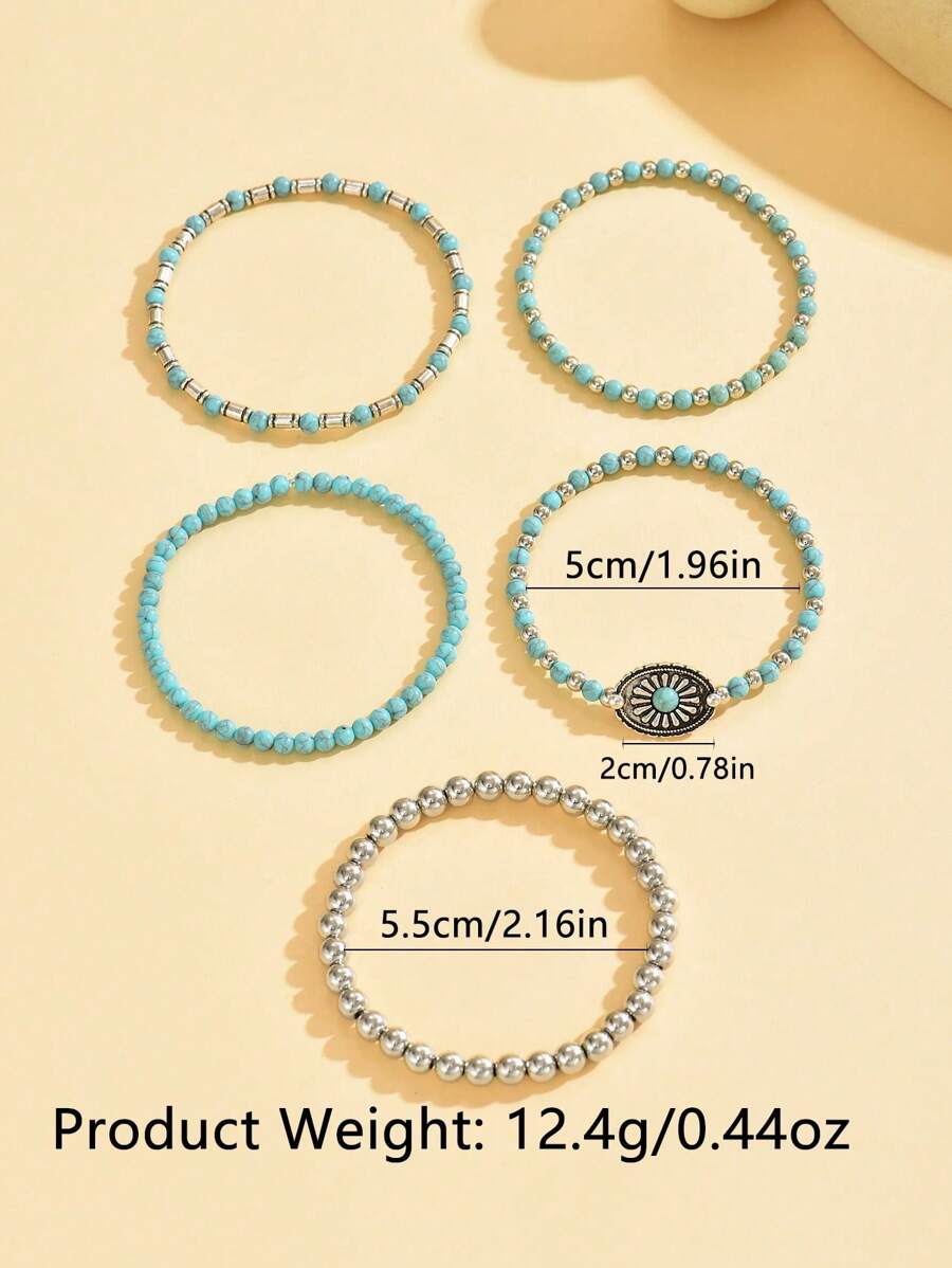 Tipo di stile:Set di bracciali vintage con fiori