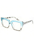 Colore della montatura:Leopardo blu trasparente