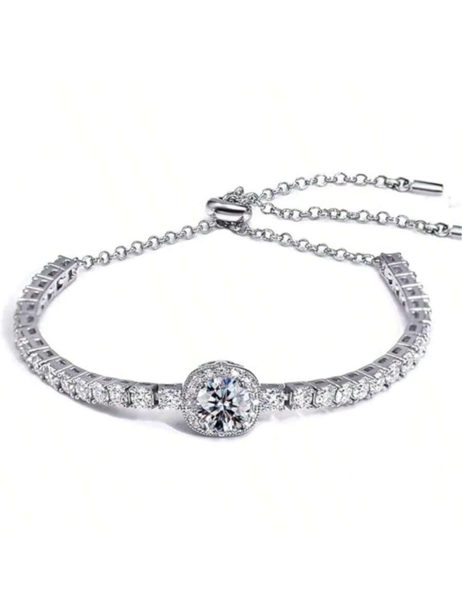 Tipo di stile:Bracciale tennis da 2 carati