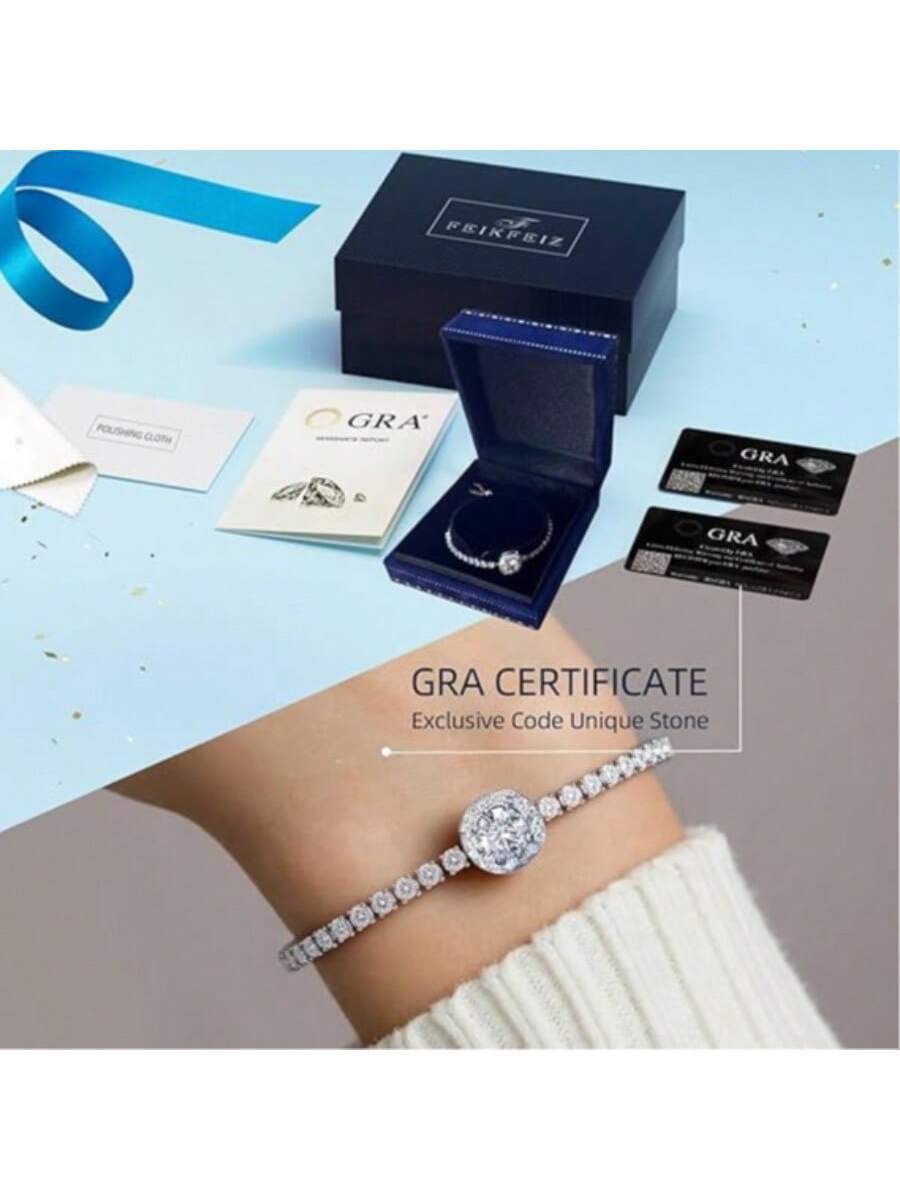 Tipo di stile:Bracciale tennis da 2 carati