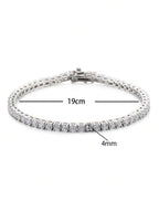 Tipo di stile:Bracciale con diamanti a quattro punte