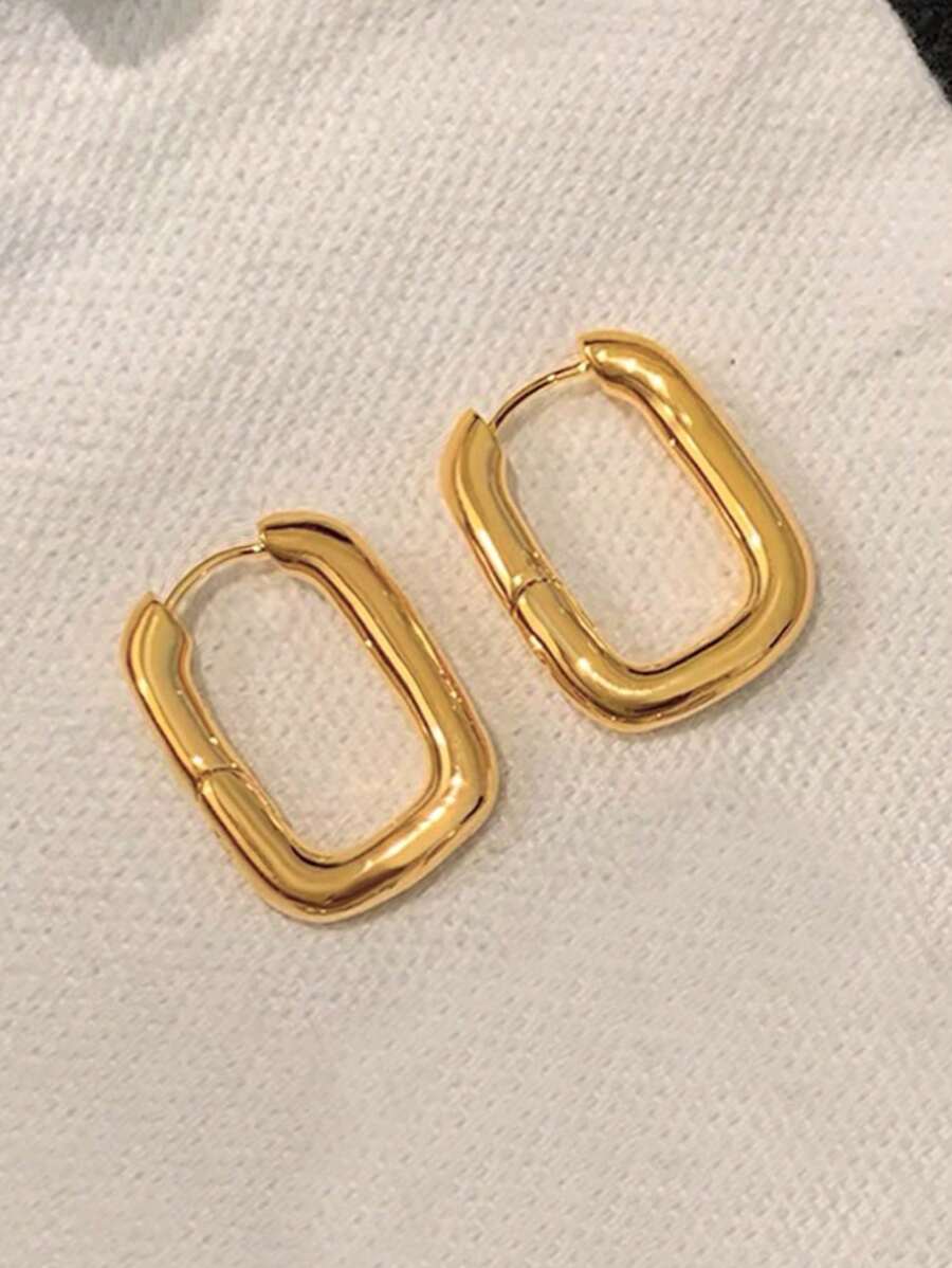 Colore:Orecchini a forma di U in oro