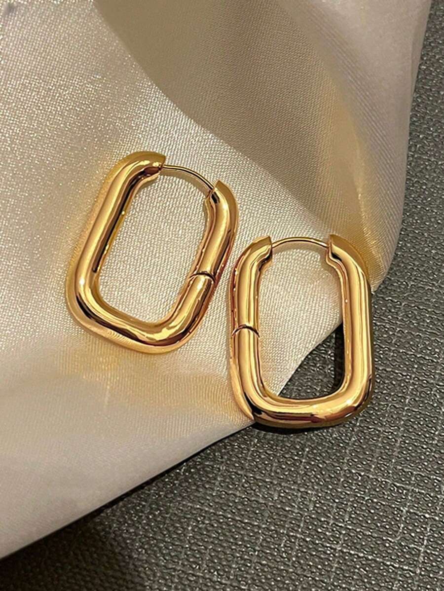 Colore:Orecchini a forma di U in oro