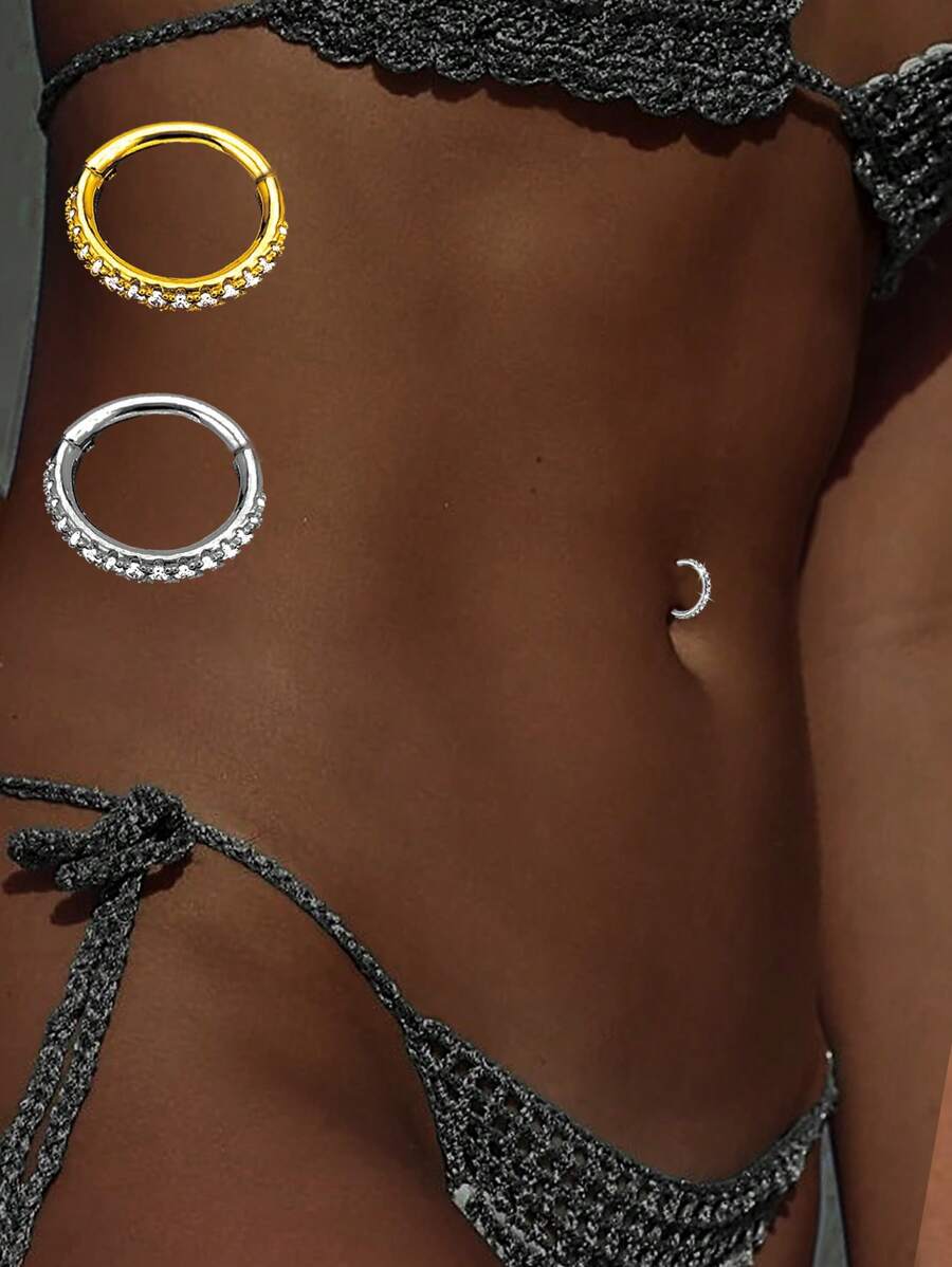 Tipo di stile:Singolo anello ombelicale