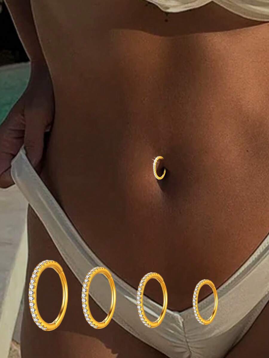 Tipo di stile:Singolo anello ombelicale