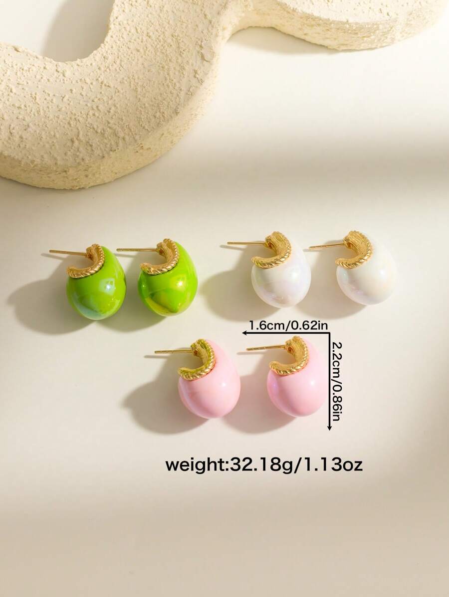 Colore:Set bianco/rosa/verde