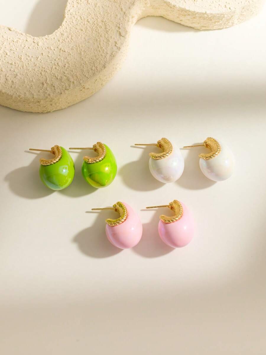 Colore:Set bianco/rosa/verde