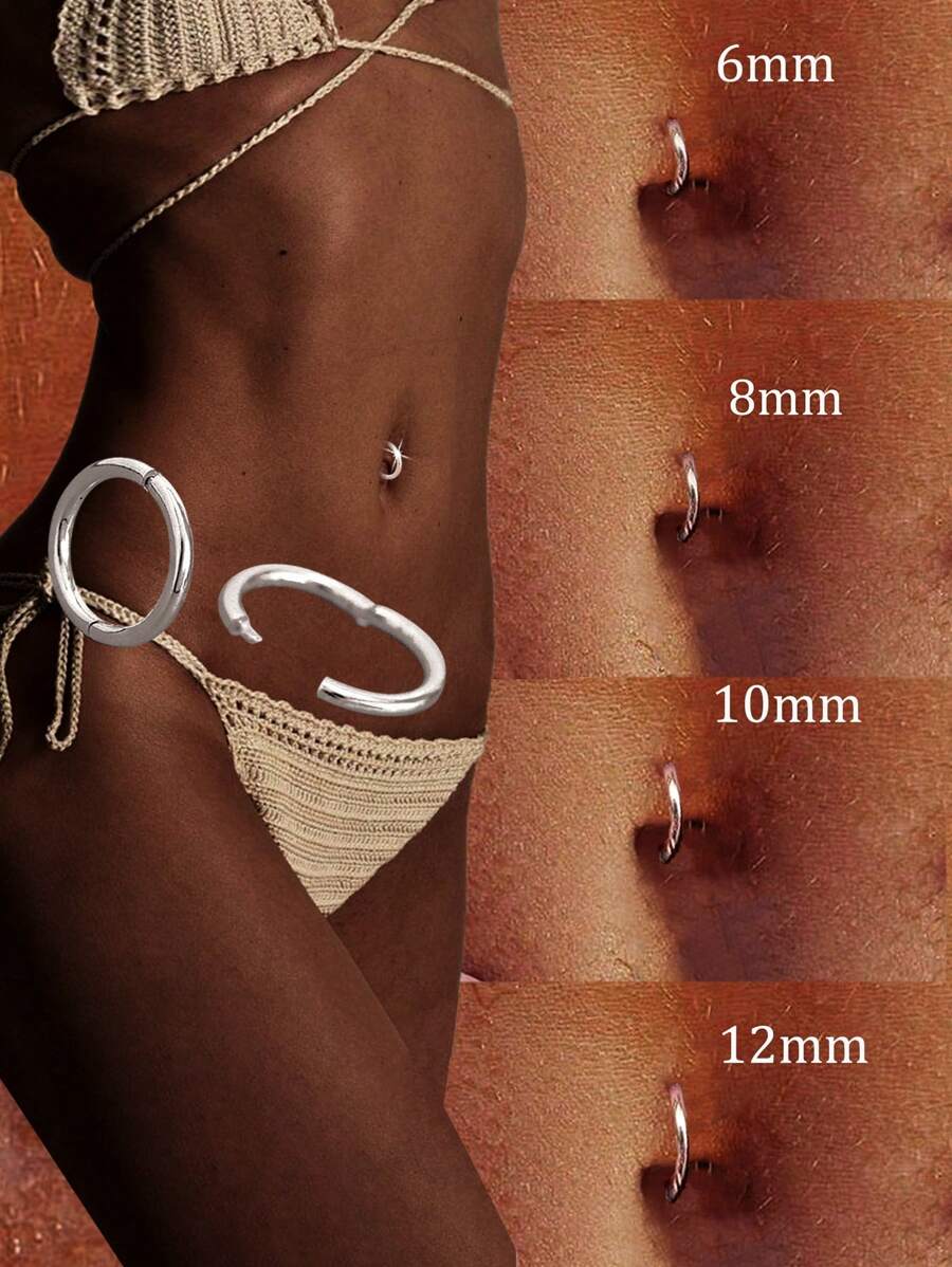 Tipo di stile:Singolo anello per ombelico