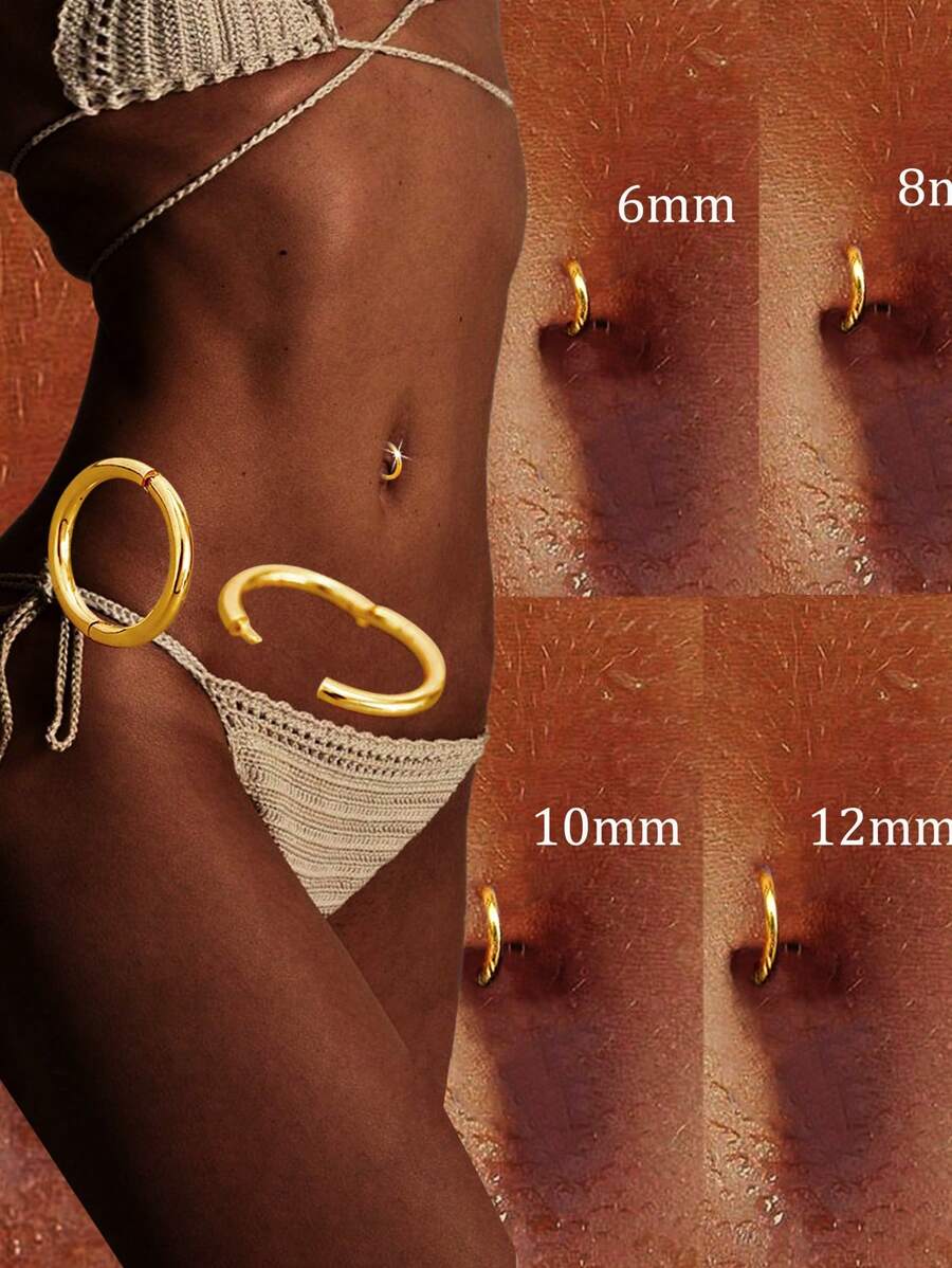 Tipo di stile:Singolo anello per ombelico
