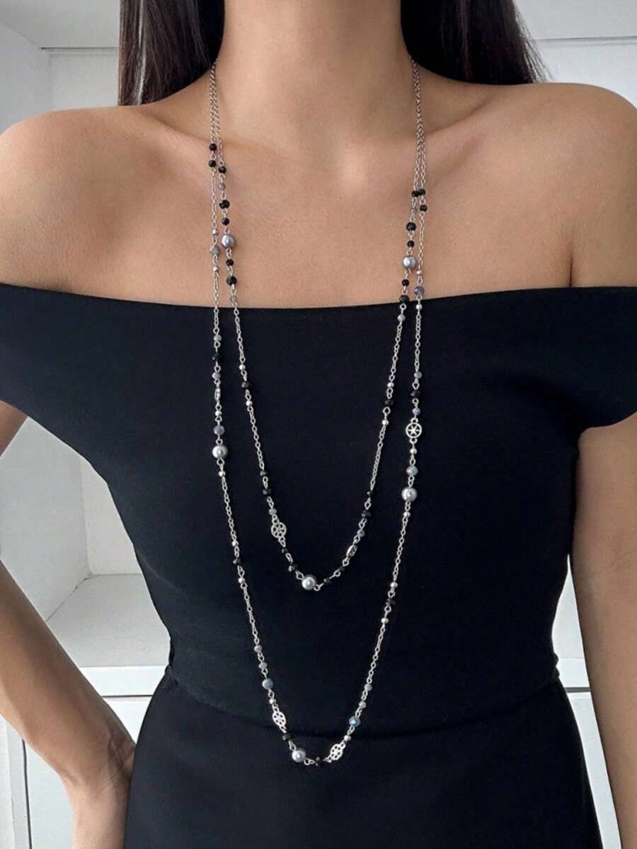 Tipo di stile:collana lunga