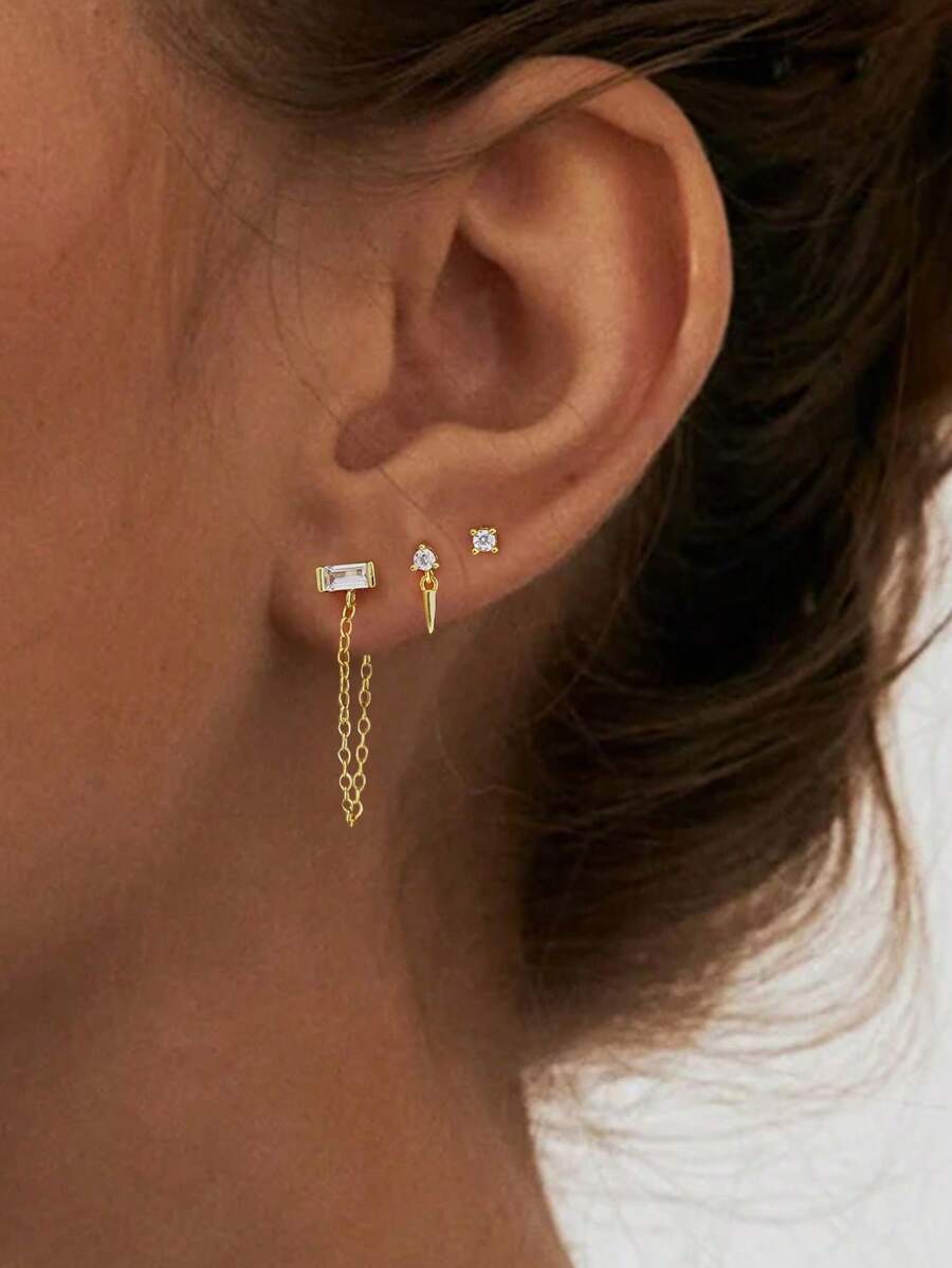 Tipo di stile:3 pezzi/set di orecchini
