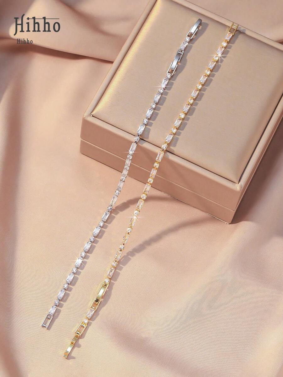 Tipo di stile:Bracciale da tennis
