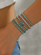 Tipo di stile:Set di braccialetti a forma di elefante