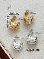 Colore:Set da 2 paia oro/argento