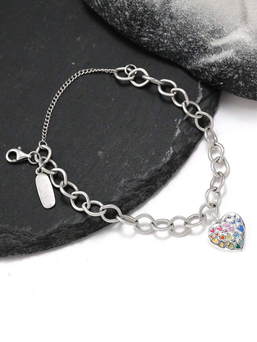 Tipo di stile:SL001-DJ006-Cuore smaltato pieno d'amore