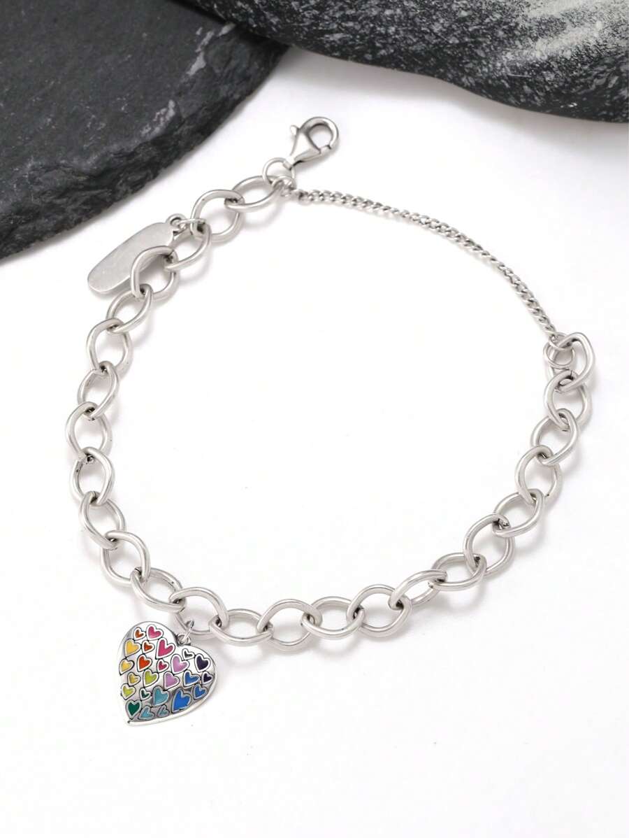 Tipo di stile:SL001-DJ006-Cuore smaltato pieno d'amore