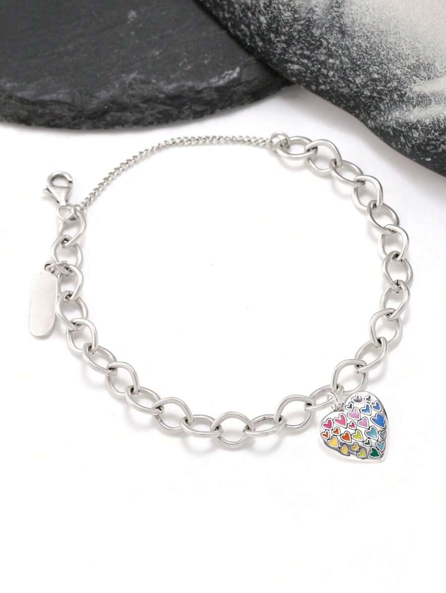 Tipo di stile:SL001-DJ006-Cuore smaltato pieno d'amore