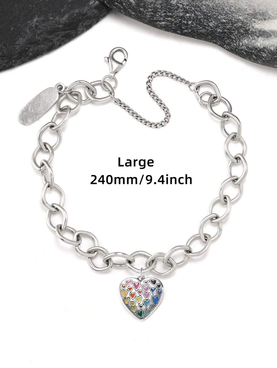 Tipo di stile:SL001-DJ006-Cuore smaltato pieno d'amore