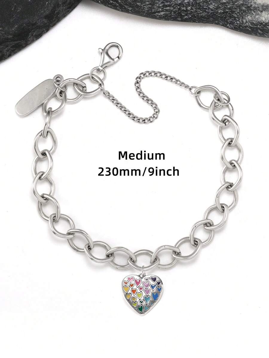 Tipo di stile:SL001-DJ006-Cuore smaltato pieno d'amore