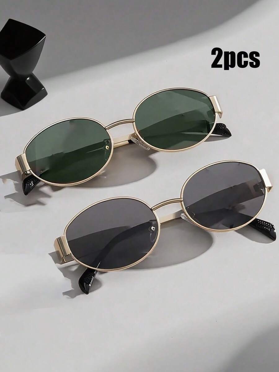 Colore delle lenti:2 pezzi - Grigio Verde