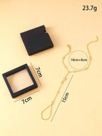 Colore:Bracciale in oro + scatola regalo