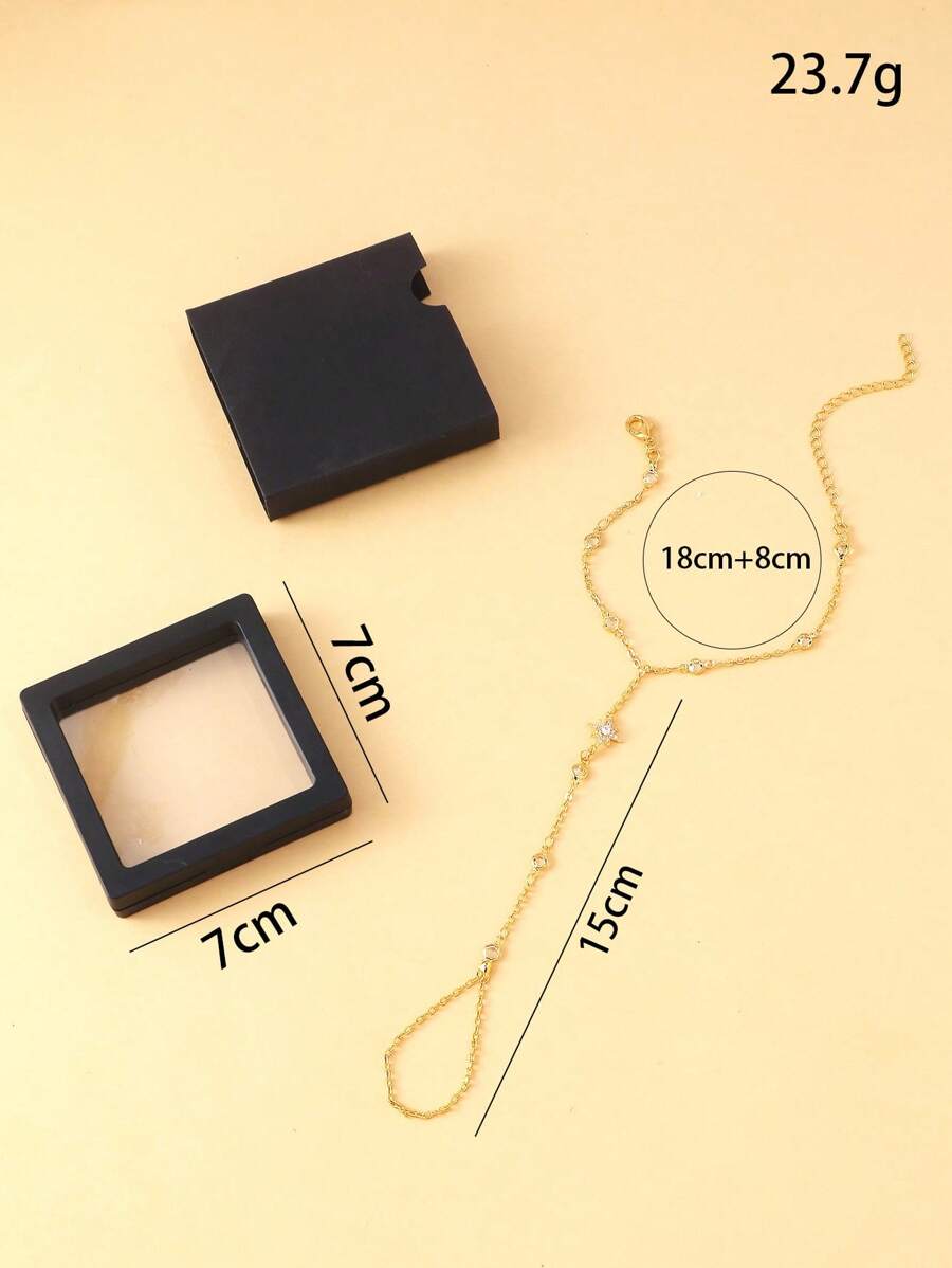 Colore:Bracciale in oro + scatola regalo