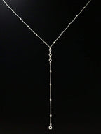 Tipo di stile:Collana a Y con perline distanziatrici in argento