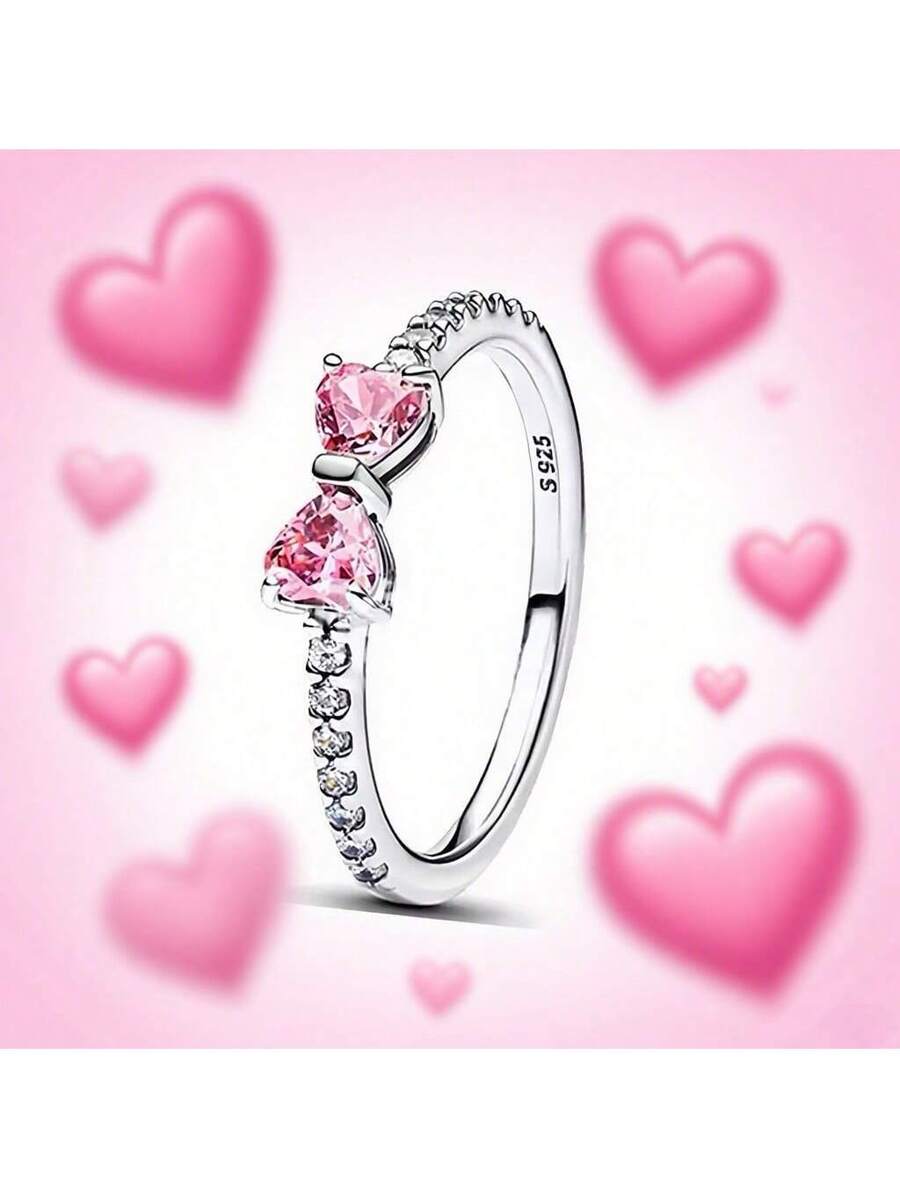 Tipo di stile:Anello con fiocco rosa