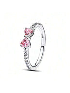 Tipo di stile:Anello con fiocco rosa